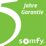 Somfy 5 Jahre Garantie